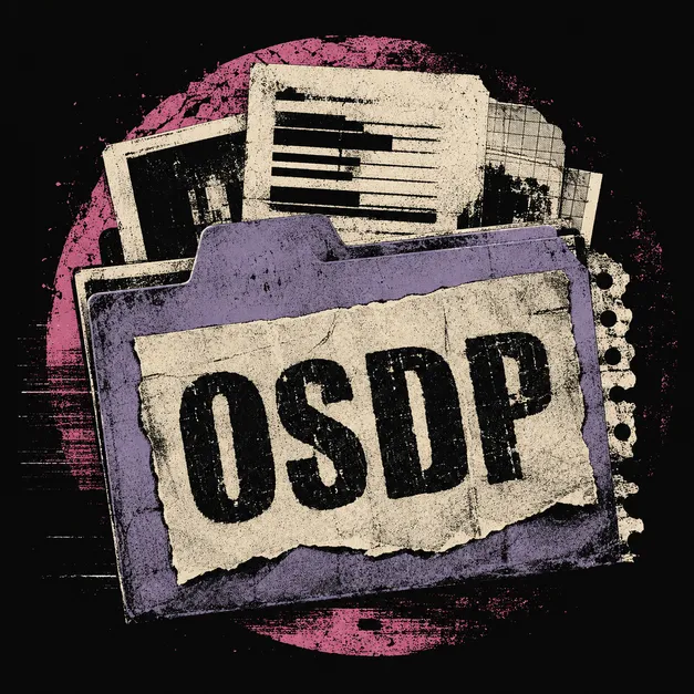 OSDP archival folder project mark